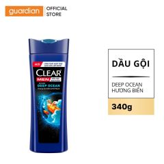 Dầu Gội Clear Men Sạch Gàu Hương Gió Biển & Hổ Phách 340g