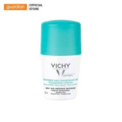 Lăn Khử Mùi Và Khô Thoáng Vùng Da Dưới Cánh Tay 48H Vichy Anti - Perspirant Cho Da Nhạy Cảm 50ml