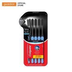 Bộ 5 Bàn Chải Đánh Răng Colgate Slim Soft Charcoal