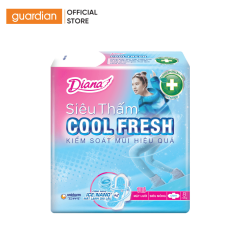 Băng Vệ Sinh Diana Siêu Thấm Cool Fresh Có Cánh 8 Miếng