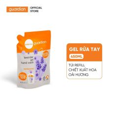 Túi Refill Gel Rửa Tay Tươi Mát Guardian Chiết Xuất Hoa Oải Hương 450ml