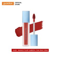 Son Kem Lì Black Rouge Air Fit Velvet Tint Ver 6 Blueming Garden #A28 Mango Tulip Garden Cam Ánh Vàng 36,7Gr