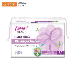 Băng Vệ Sinh Sensi Kháng Khuẩn Hàng Ngày Diana 20 Miếng