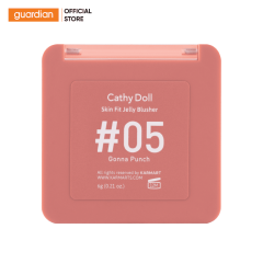 Má Hồng Dạng Kem Cathy Doll Skin Fit Jelly Blusher #05 Gonna Punch Hồng Trầm 6Gr