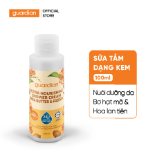 Sữa Tắm Dạng Kem Dưỡng Ẩm Guardian Ultra Nourishing Shea Butter & Freesia Shower Cream Bơ Hạt Mỡ & Hoa Lan Tiên 100Ml