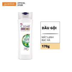 Dầu Gội Làm Sạch Gàu Nuôi Dưỡng Da Đầu Clear Mát Lạnh Bạc Hà 170g