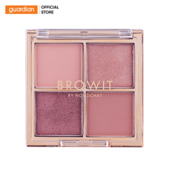 Bảng Phấn Mắt Browit Eyeshadow PAlette #Pink Glow Tông Hồng Da 4 Ô Màu 1G