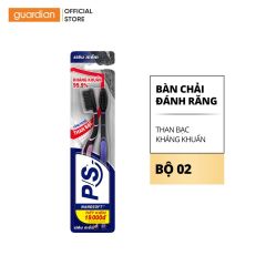 Bộ Đôi Bàn Chải Đánh Răng Than Bạc Siêu Mềm P/S