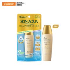 Sữa Chống Nắng Dưỡng Da Tạo Nền Trắng Mịn Sunplay Skin Aqua Clear White Cc Milk Spf50 Pa++++25Gr