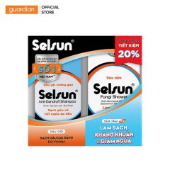 COMBO SELSUN (DẦU GỘI 100ML +SỮA TẮM 150ML)