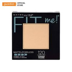 Phấn Mịn Lì Tự Nhiên Maybelline Fit Me Matte + Poreless Tông 120 Classic Ivory - Dành Cho Da Sáng 9Gr