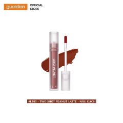 Son Kem Lì Black Rouge Leez Velvet Tint #Lz05 Two Shot Peanut Latte Nâu Gạch 30Gr