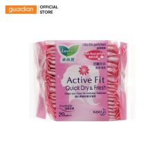 Băng Vệ Sinh Laurier Hàng Ngày Hương Thơm Active Fit Quick Dry & Fresh 20 Miếng