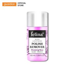 Nước Chùi Móng Không Acetone Hương Hoa Hồng Tím Felina 100Ml