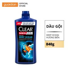 Dầu Gội Clear Men Sạch Gàu Hương Gió Biển & Hổ Phách 840G