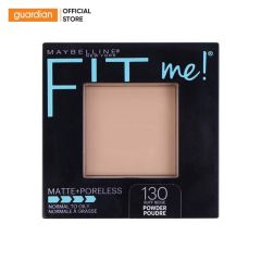 Phấn Mịn Lì Tự Nhiên Maybelline Fit Me Matte + Poreless Tông 130 Buff Beige Cho Da Sáng 8,5Gr