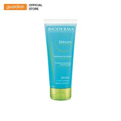 Gel Rửa Mặt Tạo Bọt Cho Da Hỗn Hợp & Da Dầusébium Gel Moussant Bioderma 100Ml