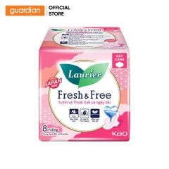 Băng Vệ Sinh Laurier Dày Cánh Fresh & Free 08 Miếng