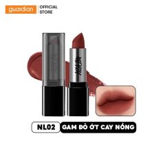 Son Thỏi Lì Merzy Noir In The Lipstick Nl02 Flashback Chilli Merzy 3,3Gr