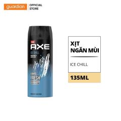 Xịt Nước Hoa Toàn Thân Axe Ice Chill 135Ml