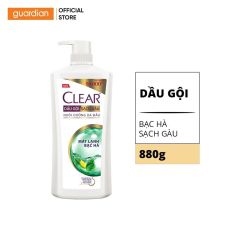 Dầu Gội Sạch Gàu Nuôi Dưỡng Da Đầu Clear Mát Lạnh Bạc Hà 880Gr