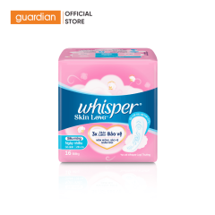 Băng Vệ Sinh Whisper Skinlove Mặt Bông Ngày Nhiều 28Cm