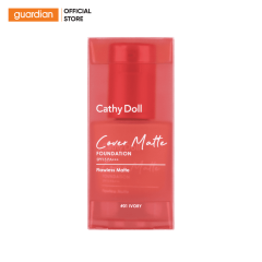 Kem Nền Cathy Doll Cover Matte Foundation SPF15 PA +++ #01 Ivory Da Trắng Hồng 30Gr