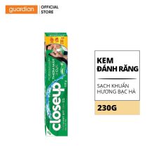 Kem Đánh Răng Closeup Hương Bạc Hà The Mát 230Gr