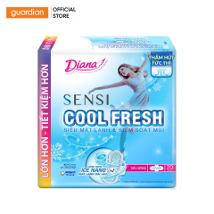 Băng Vệ Sinh Diana Sensi Cool Fresh Siêu Mỏng Cánh 23Cm (20 Miếng)