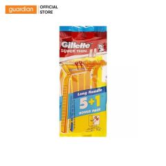 Dao Cạo Super Thin Gillette Gói 6 Cây