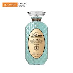 Dầu Gội Sạch dầu & Tươi Mát Da Đầu Moist Diane Extra Fresh & Hydrate 450ml