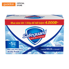 Bánh Xà Phòng Safeguard Mát Lạnh Như Băng 130G