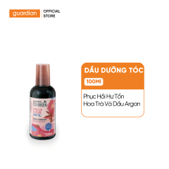 Dầu Dưỡng Tóc Giúp Phục Hồi Hư Tổn, Cho Tóc Chắc Khỏe Eco Garden Camellia & Argan Repair & Strengthen Hair Oil Chiết Xuất Từ Hoa Trà Và Dầu Argan 100ml