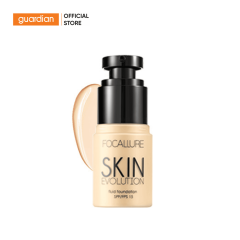 Kem Nền Lâu Trôi Focallure Skin Evolution Liquid Foundation FA30 SPF15 #01 Alabaster 31gr