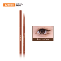 Chì Kẻ Mắt Chống Thấm Nước, Lâu Trôi PinkFlash PFE13 #02 Brown Màu Nâu 3gr