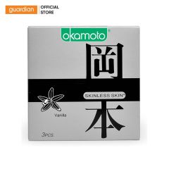 Bao Cao Su Hương Vani Skinless Skin Vanilla Okamoto Hộp 3C