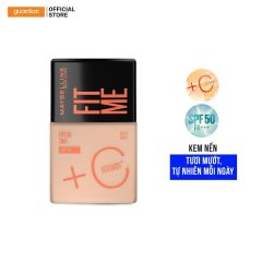 Kem Nền Mỏng Nhẹ, Kiềm Dầu, Có Chống Nắng Maybelline Fit Me Fresh Tint C & SPF50 PA++++ 03 Da Trung Bình 30ml