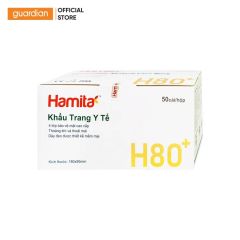 Khẩu Trang Hoạt Tính 4 Lớp Hamita 50 Cái Tktht04-111