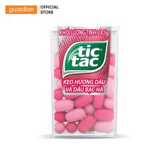 Kẹo Ngậm Dâu Và Dâu Bạc Hà Tictac 14,5Gr