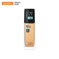 Kem Nền Mịn Nhẹ Kiềm Dầu 16H Maybelline Fit Me Matte+Poreless Oil Control Foundation Spf 22 Pa+++ 220 Natural Beige 30Ml