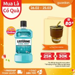 Nước Súc Miệng Bạc Hà The Mát Listerine 750Ml