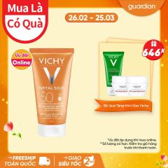 Kem Chống Nắng Không Gây Nhờn Rít Vichy Capital Soleil Mattifying Dry Touch Face Fluid 50Ml