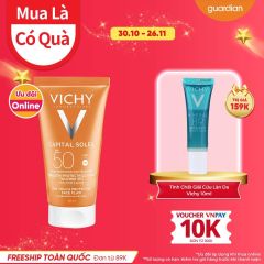 Kem Chống Nắng Không Gây Nhờn Rít Vichy Capital Soleil Mattifying Dry Touch Face Fluid 50Ml