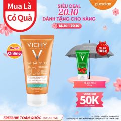 Kem Chống Nắng Không Gây Nhờn Rít Vichy Capital Soleil Mattifying Dry Touch Face Fluid 50Ml