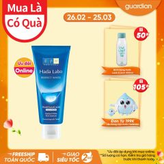 Kem Rửa Mặt Giúp Dưỡng Sáng Perfect White Cleanser Hada Labo 80Gr