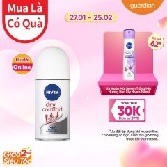 Lăn Khử Mùi Nữ Khô Thoáng Nivea 50Ml