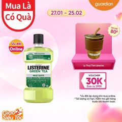 Nước Súc Miệng Trà Xanh Listerine Natural Greentea Zero Alcohol Listerine 750Ml