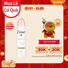 Xịt Khử Mùi Dưỡng Da Sáng Mịn Dove Powder Soft Hương Phấn Thơm 150Ml