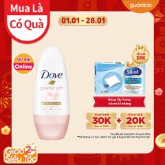 Lăn Khử Mùi Dove Powder Soft Hương Phấn Thơm 40Ml