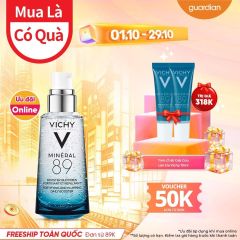 Dưỡng Chất Cô Đặc Giàu Khoáng Chất, Giúp Da Sáng Mịn, Căng Mướt Vichy Mineral 89 Skin Fortifying Daily Booster 50ml